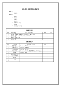 8通道移动演播室设备说明演播室部分导播室部分