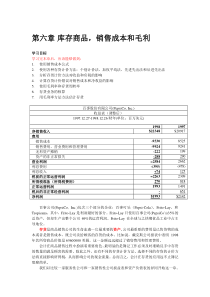 库存商品销售成本和毛利