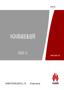 NGN局端设备组网工程师培训胶片ISSUE10