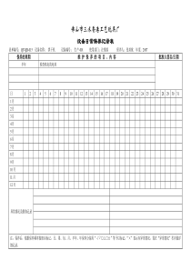 QY-QR-015设备日常保养记录表0