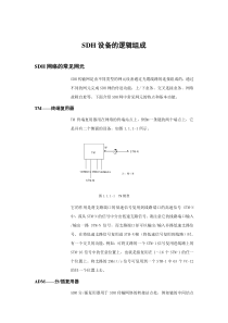 SDH设备的逻辑组成(1)