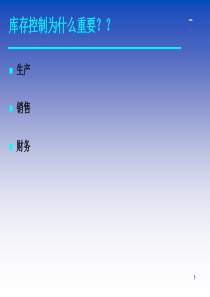 第3章库存管理与安全控制