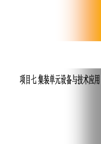 七集装单元设备与技术应用