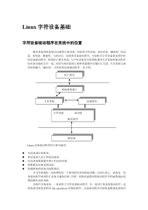 字符设备基础