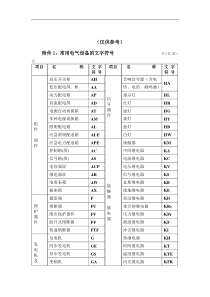 电气设计常用符号