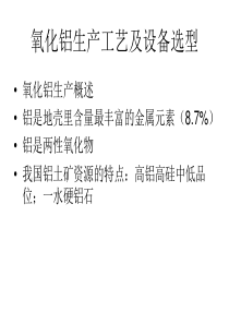 氧化铝生产工艺及设备选型-1128