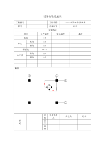 设备安装记录表5764228995