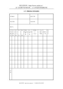 采购设备订单状态报告