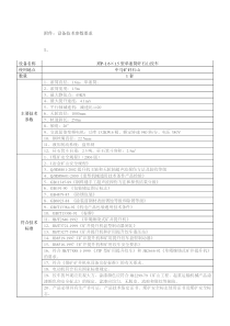 附件：设备技术参数要求