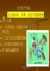 安全生产知识培训课件（PPT58页)