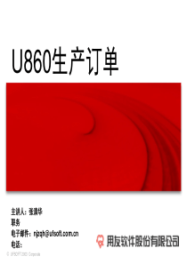 U860生产订单(1)