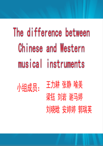 跨文化交际第五小组The-difference-between-Chinese-and-Wester