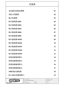 纯水设备电气控制图