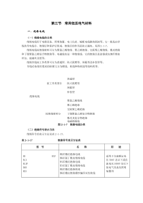 第一章 第三节 常用低压电气材料