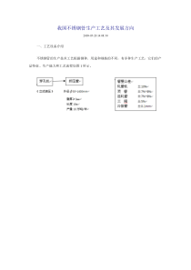 我国不锈钢管生产工艺及其发展方向