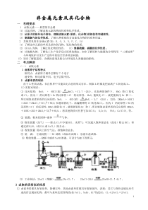 高三化学第一轮复习----非金属元素及其化合物