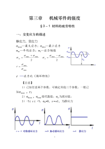 机械设计 机械零件的强度