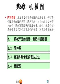 机械设计 第六章 机械图(上)