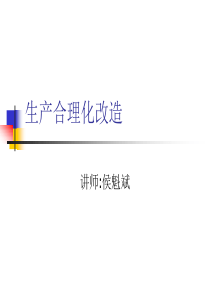 生产合理化改造