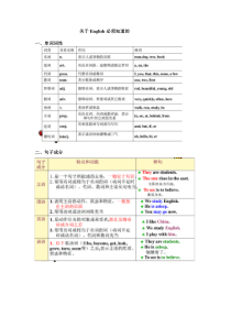 单词词性及句子成分基本讲解