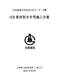 CCB高分子防水卷材方案