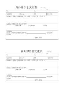 内外部信息交流表---C4