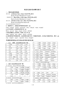 现在完成时态讲解及练习