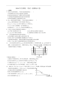 2016年全国高考I卷理综(化学)试题及答案