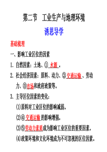 第三单元 第二节 工业生产与地理环境