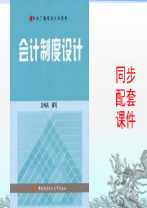 会计制度设计(王仲兵编写)-1b会计制度设计概论