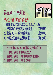 第五章生产理论(西方经济学教程-温州大学,韩纪江)