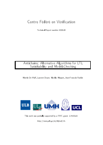 Antichains Alternative Algorithms for LTL Satisfia