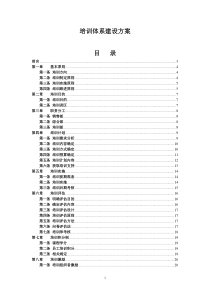 完整的公司培训体系的建设方案