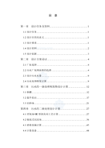 某市10万吨天污水处理厂工艺毕业设计完整版(优秀毕业设计)