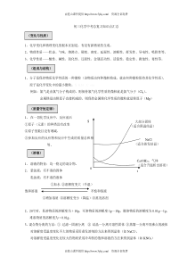 沪教版初三化学中考总复习知识点汇总