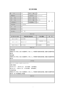 医生求职简历模板