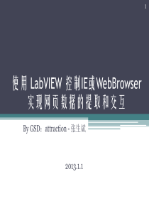 使用LabVIEW实现网页数据提取和交互