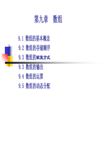 fortran第9章-数组