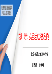 2018版思想道德修养与法律基础第一章精简版