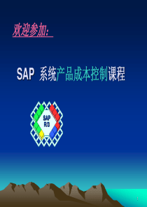 SAP  系统产品成本控制课程