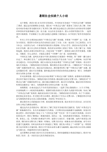 《中国式过马路》暑期社会实践个人小结