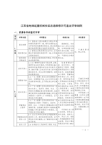 江西省电梯起重机械安装改造维修许可鉴定评审细则