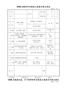 OPGW光缆展放、紧线、附件、接头盒、接续、损耗评级记录表(最新全套)