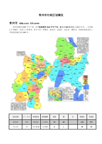 常州市行政区划