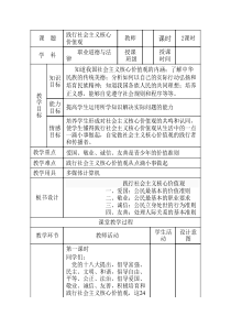 《践行社会主义核心价值观》教案