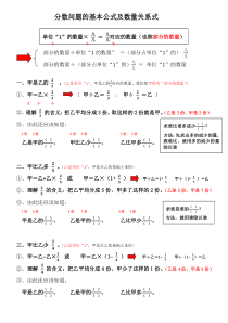 六年级上册数学分数数量关系式的理解