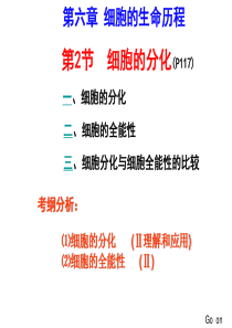 第一轮复习1.6.2-4细胞的分化、衰老、凋亡和癌变