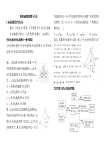 静电场-解题方法总结(含答案)