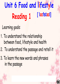 牛津7A-Unit6-Food-and-lifestyle-Reading课件(共13张PPT)