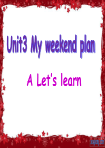 六上unit3My-weekend-plan-A.lets-learn